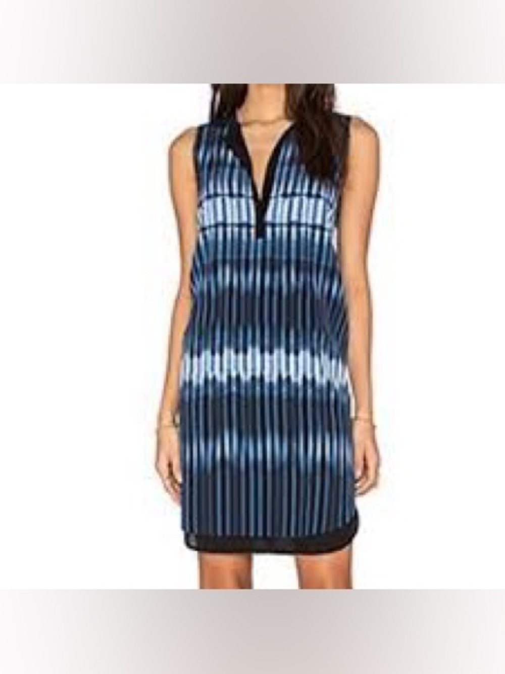 395$US VINCE 100% silk tie & dye layered dress!